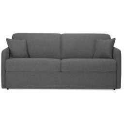 convertiblecenter MONTPELLIER Canapé Convertible 2 Places - Tweed, Gris souris