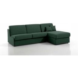 convertiblecenter MARSEILLE - Canapé d'angle convertible 6 places - Tweed, Vert sapin