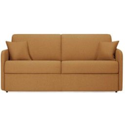 convertiblecenter DELICE - Canapé lit 4 places - Tissu tissé, Moutarde