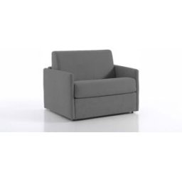 convertiblecenter MONTPELLIER - Fauteuil convertible - Tweed, Gris souris