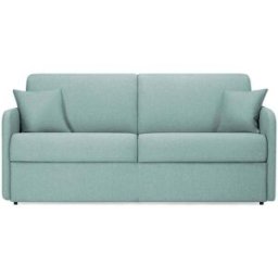 convertiblecenter DELICE - Canapé lit 4 places - Tissu tissé, Vert deau