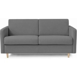 convertiblecenter CANNES - Canapé convertible 2 places - Tweed, Gris souris