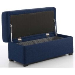 convertiblecenter Pouf rectangle, Bleu marine