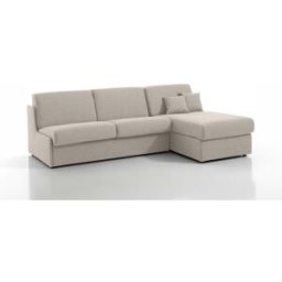 convertiblecenter MARSEILLE - Canapé d'angle convertible 4 places - Tweed, Beige