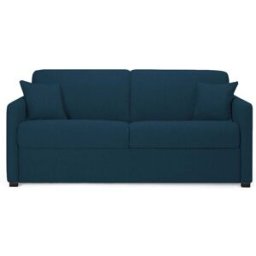 convertiblecenter METZ Canapé convertible 3 places - Tweed, Bleu marine