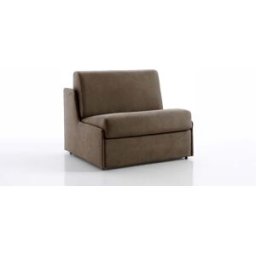 convertiblecenter MARSEILLAN - Fauteuil convertible - Tweed, Chocolat