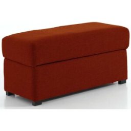 convertiblecenter Pouf rectangle, Rouille