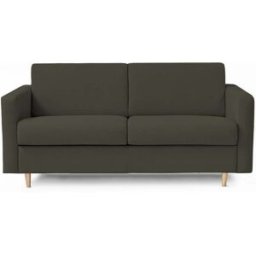 convertiblecenter ANTIBES - Canapé convertible 3 places - Tweed, Kaki