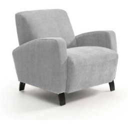 convertiblecenter JUAN - Fauteuil cabriolet - Velours, Gris clair