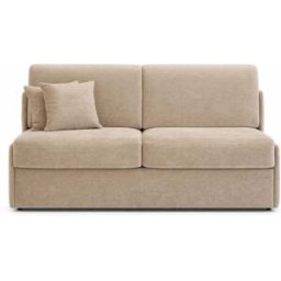 convertiblecenter PAMIERS - Petit canapé convertible 2 places - Velours, Beige