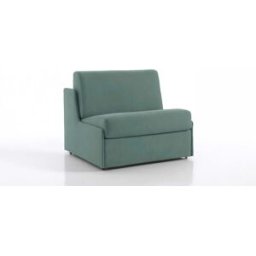 convertiblecenter MARSEILLAN - Fauteuil convertible - Tweed, Vert deau