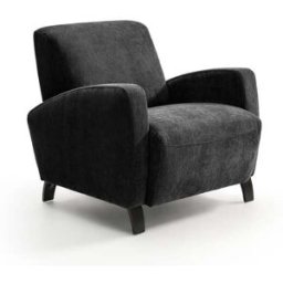 convertiblecenter JUAN - Fauteuil cabriolet - Velours, Gris anthracite