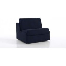 convertiblecenter MARSEILLAN - Fauteuil convertible - Tweed, Bleu marine