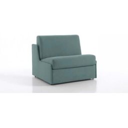 convertiblecenter MARSEILLAN - Fauteuil convertible - Tweed, Bleu ciel