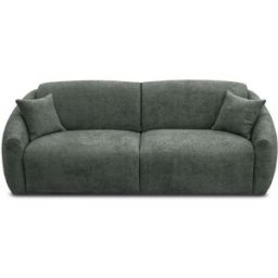 convertiblecenter MOUGINS - Canapé convertible 2 places - Velours chenille, Vert deau