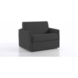 convertiblecenter MONTPELLIER - Fauteuil convertible - Tweed, Gris anthracite