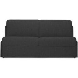 convertiblecenter MARSEILLE - Canapé lit 4 places sans accoudoir - Tweed, Gris anthracite