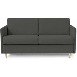 convertiblecenter VALLAURIS - Canapé convertible 2 places - Tweed, Gris souris