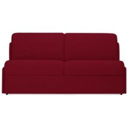 convertiblecenter MARSEILLE - Canapé convertible 3 places - Tweed, Rouge