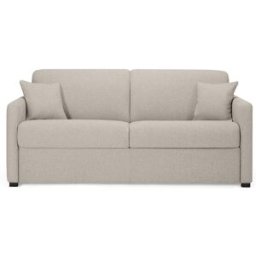 convertiblecenter METZ Canapé convertible 4 places - Tweed, Beige