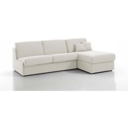 convertiblecenter MARSEILLE - Canapé d'angle convertible 6 places - Tweed, Ecru
