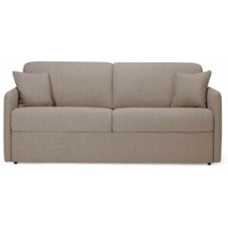 convertiblecenter MONTPELLIER - Canapé convertible 3 places - Tweed, Taupe clair
