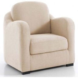 convertiblecenter IBIZA - Fauteuil cabriolet - Velours, Ecru