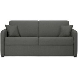 convertiblecenter BREST - Canapé convertible 4 places - Tissu tissé, Gris souris