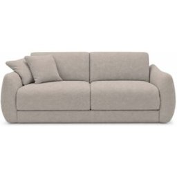 convertiblecenter PALMA - Canapé convertible 3 places - Velours texturé, Beige