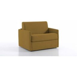 convertiblecenter MONTPELLIER - Fauteuil convertible - Tweed, Moutarde