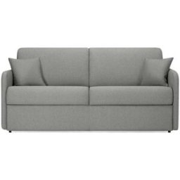 convertiblecenter DELICE - Canapé lit 3 places - Tissu tissé, Gris clair