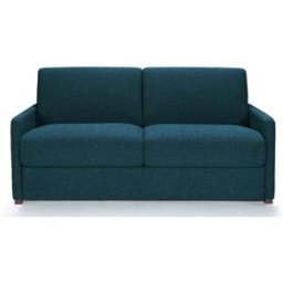 convertiblecenter AIX - Canapé convertible 4 places - Tweed, Bleu marine