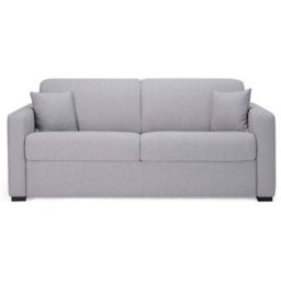 convertiblecenter MANOSQUE - Canapé convertible 2 places - Tweed, Gris clair