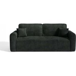 convertiblecenter MANHATTAN Canapé convertible 4 places - Velours, Gris anthracite