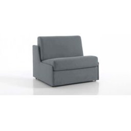 convertiblecenter MARSEILLAN - Fauteuil convertible - Tweed, Gris bleuté