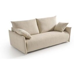 convertiblecenter GRENOBLE - Canapé convertible 4 places - Velours, Beige