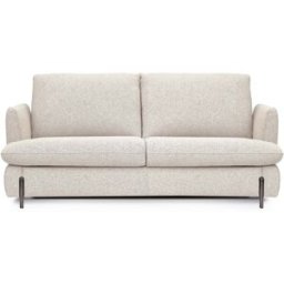 convertiblecenter REIMS - Canapé convertible 3 places - Tissu bouclette, Ecru
