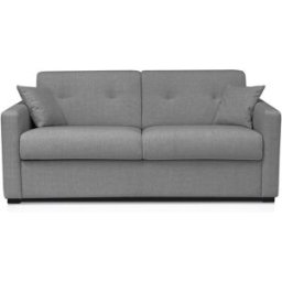convertiblecenter LISSAC - Canapé convertible 3 places - Tweed, Gris clair