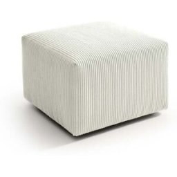 convertiblecenter Pouf Santorin, Blanc cassé
