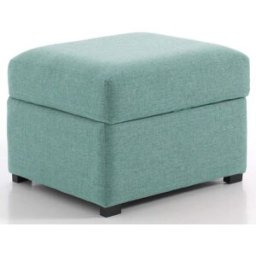 convertiblecenter Pouf carré, Vert d'eau