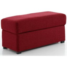 convertiblecenter Pouf rectangle, Rouge