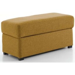 convertiblecenter Pouf rectangle, Moutarde