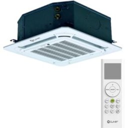 Clivet cassette 4 voies 9000 BTU A++ climatiseur inverter avec télécommande - gaz R32