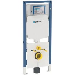Réservoir à encastrer Geberit Sigma 8 avec module d'installation Duofix pour WC suspendu 114 cm
