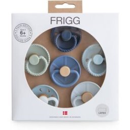 FRIGG Round Latex Endless Sea tétine Size 2 6 pcs