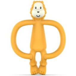 Matchstick Monkey Animal Collection brosse à dents avec anneau de dentition Lion 1 pcs