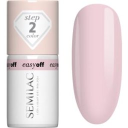 Semilac Easy Off Step 2 vernis à ongles gel lampe UV/LED teinte Pink Marshmallow 7 ml