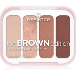 essence The Brown Edition palette de fards à paupières mini 3.6 g