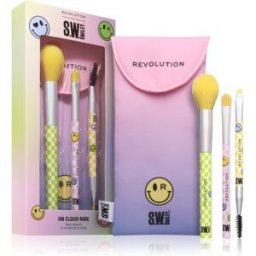 Revolution S.W.Smiley On Cloud Nine Kit de pinceaux avec pochette 3 pcs