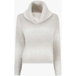 stand-prive.com Pull droit effet duveteux à col roulé - Gris clair gris-clair 36/38 female